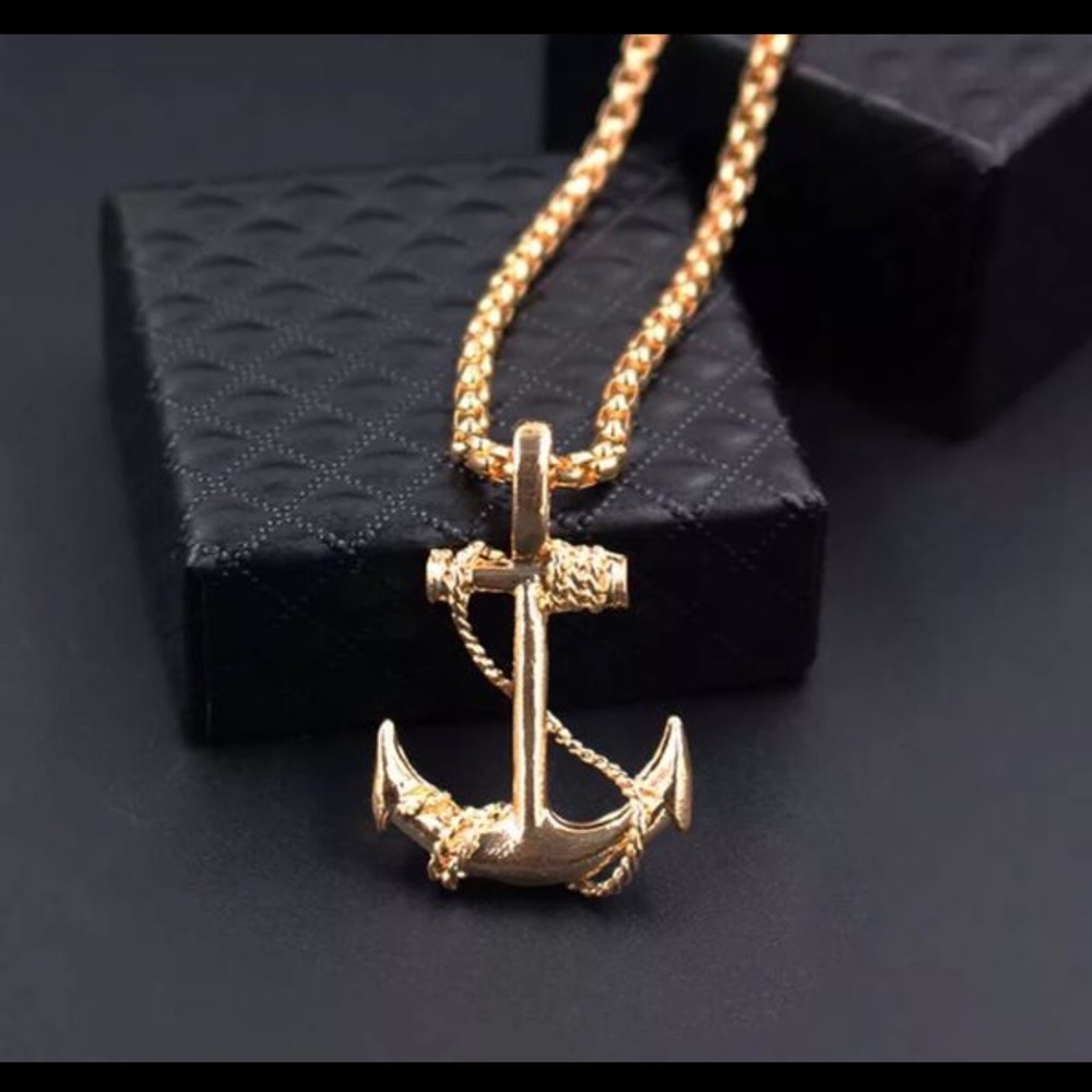 Anchor  Men's Fashion Vintage Jewelry (YELLOW)